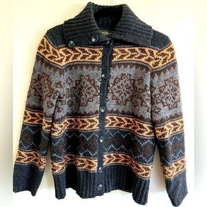 Eddie Bauer Collectibles Wool Blend Cardigan with Collar Holiday 2006 Collection
